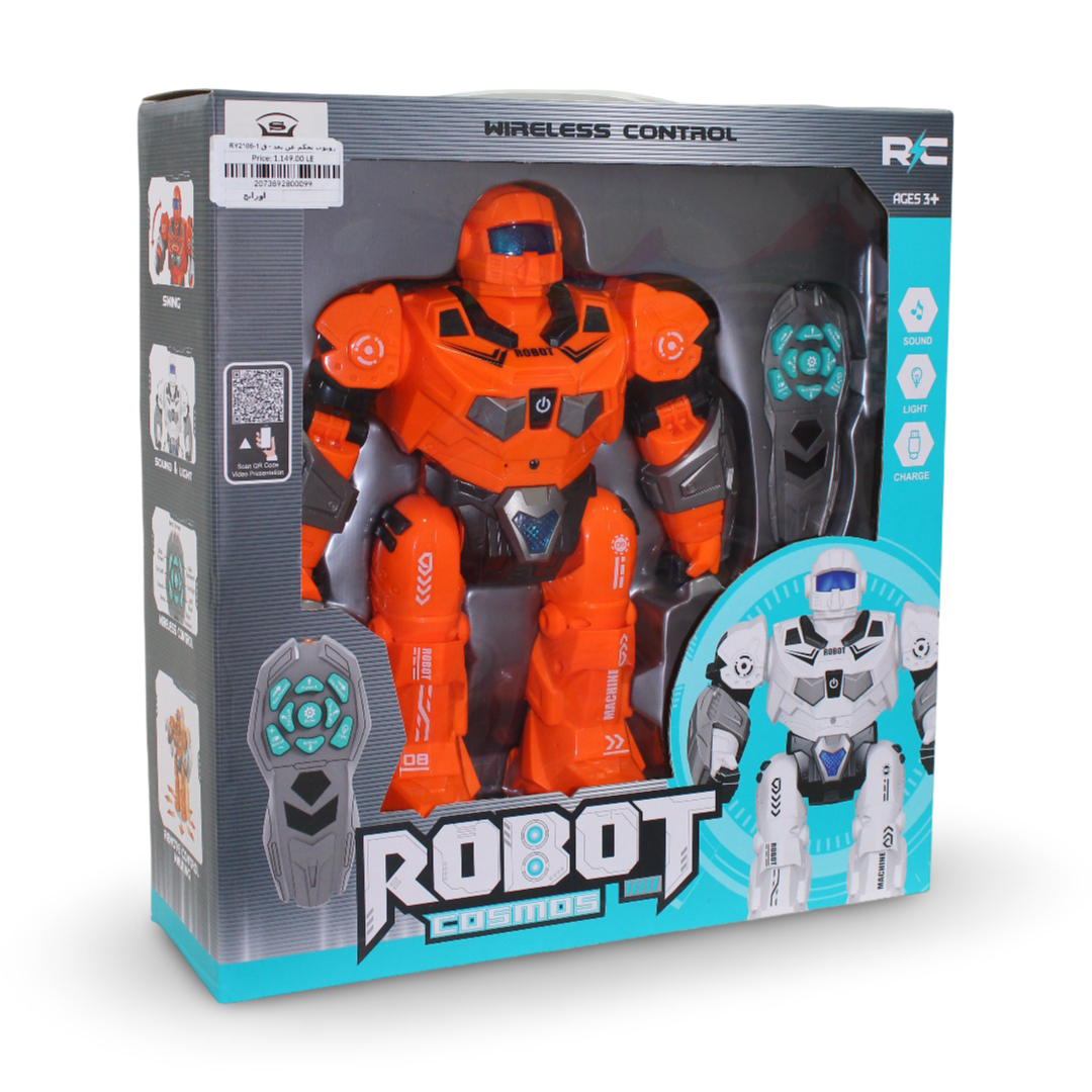 Cosmos Robot Wireless Remote Control Toy – Orange - Toys - OKO
