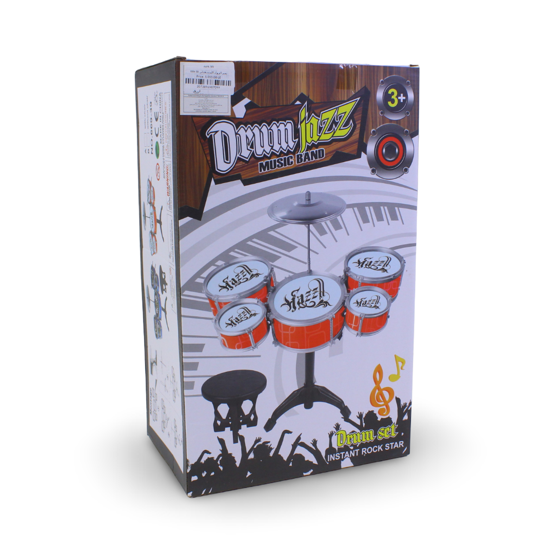 Drum Jazz Music Band Toy Set – Blue