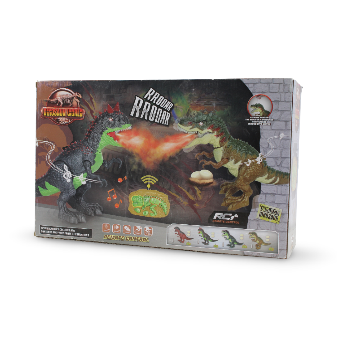 Ancient Dinosaur RC Tyrannosaurus Rex Toy (Light & Sound) – Green