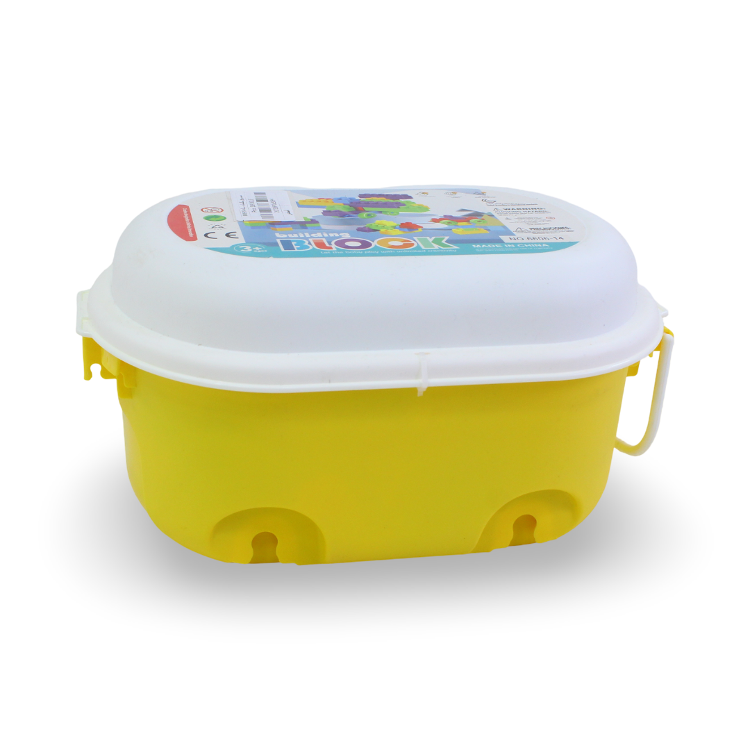 Plastic Building Block Set – Yellow