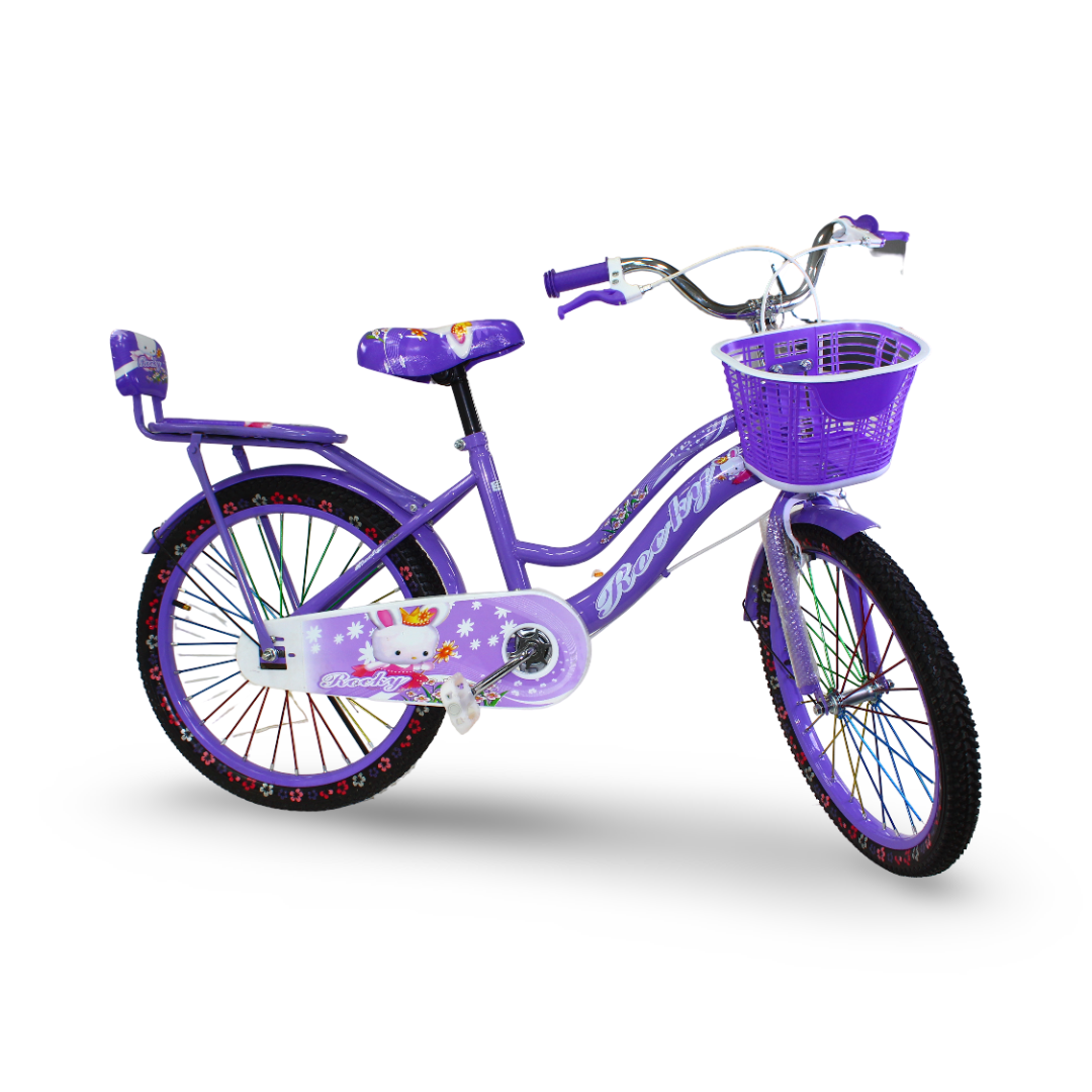 20-Inch Girls' Bicycle 303 – Purple - Toys - Bino
