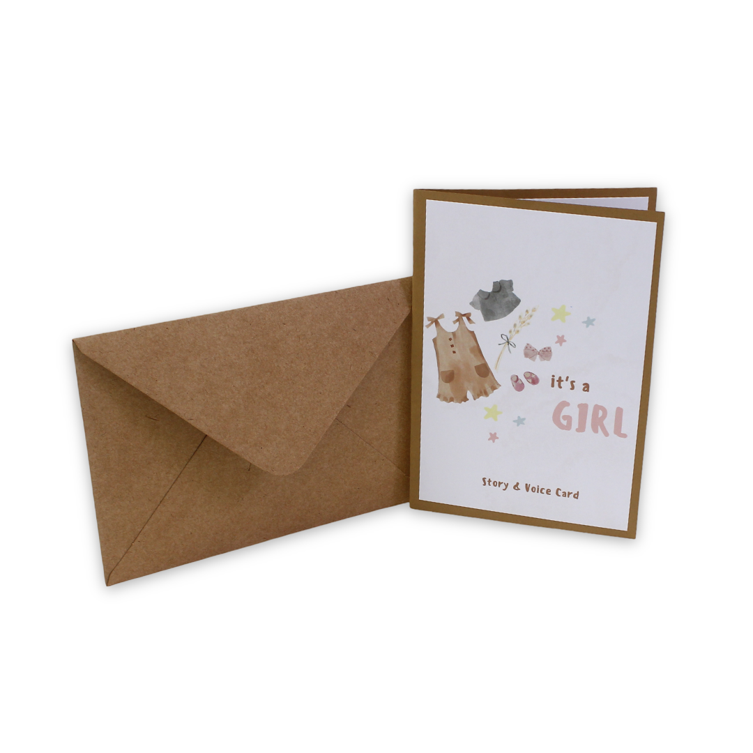 It's a Girl Large Card - Party - Memorecs
