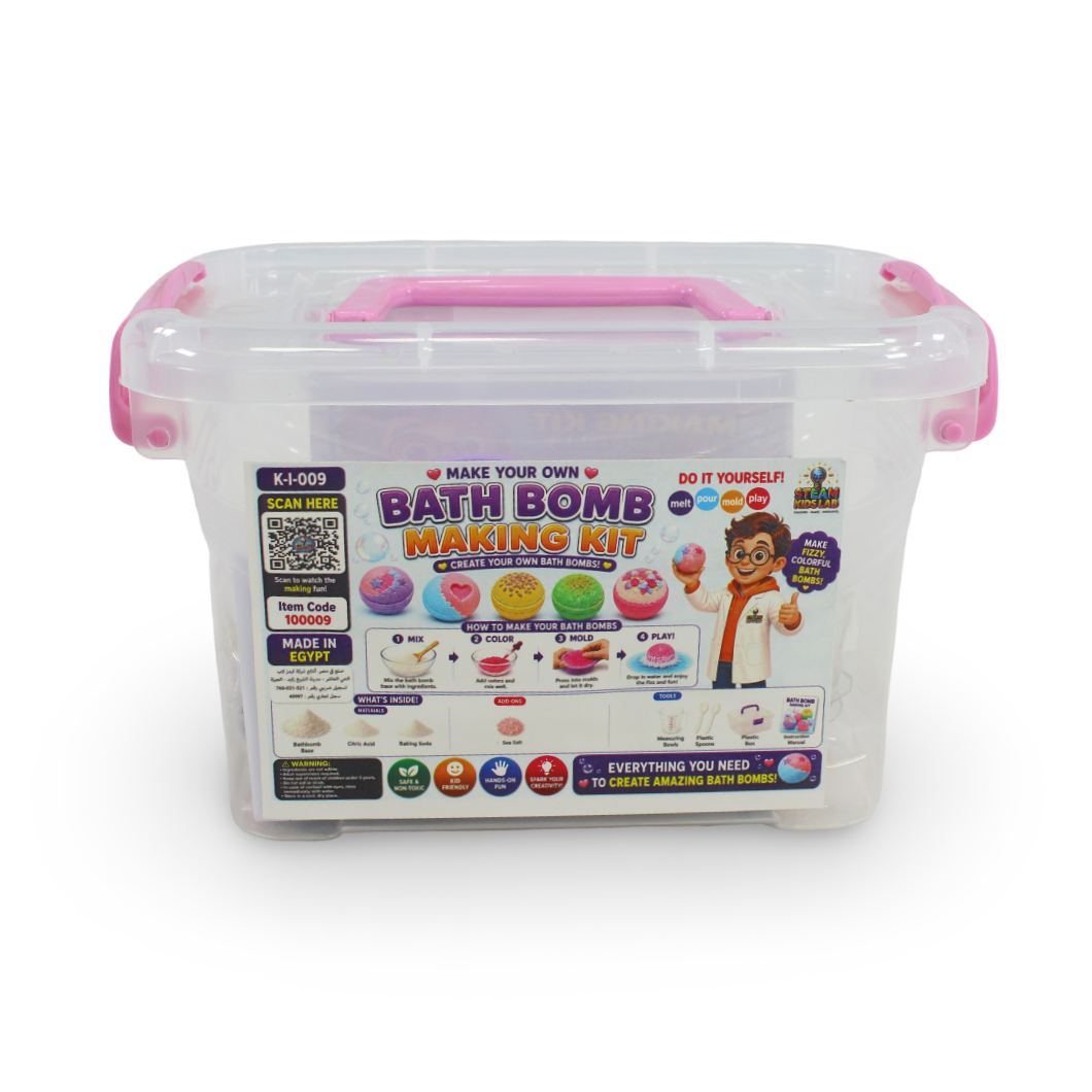 Kids Lab "Make Your Own Bath Bomb Making Kit" DIY Craft Set - Toys