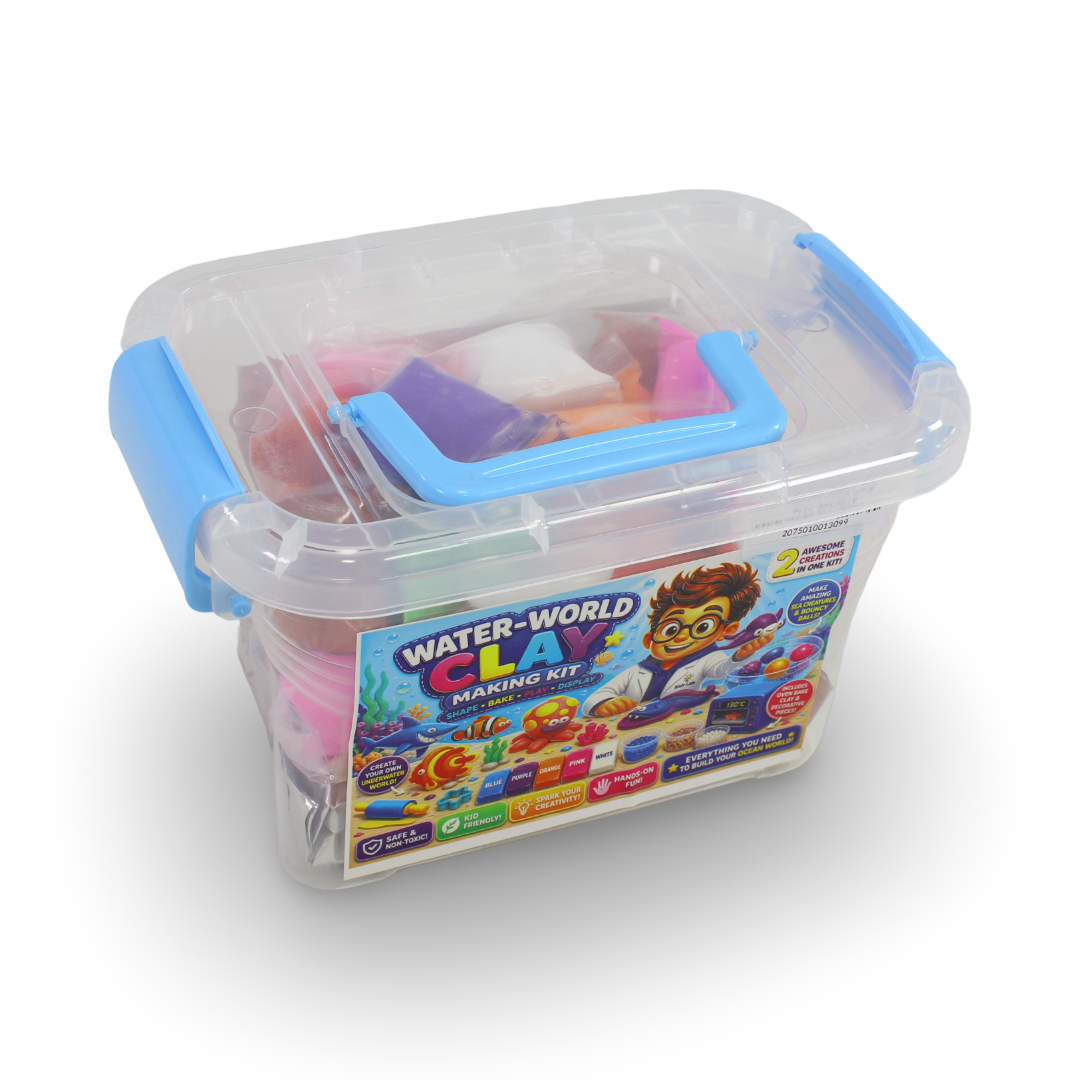Kids Lab "Water-World" Clay Making Kit" DIY Craft Set - Toys