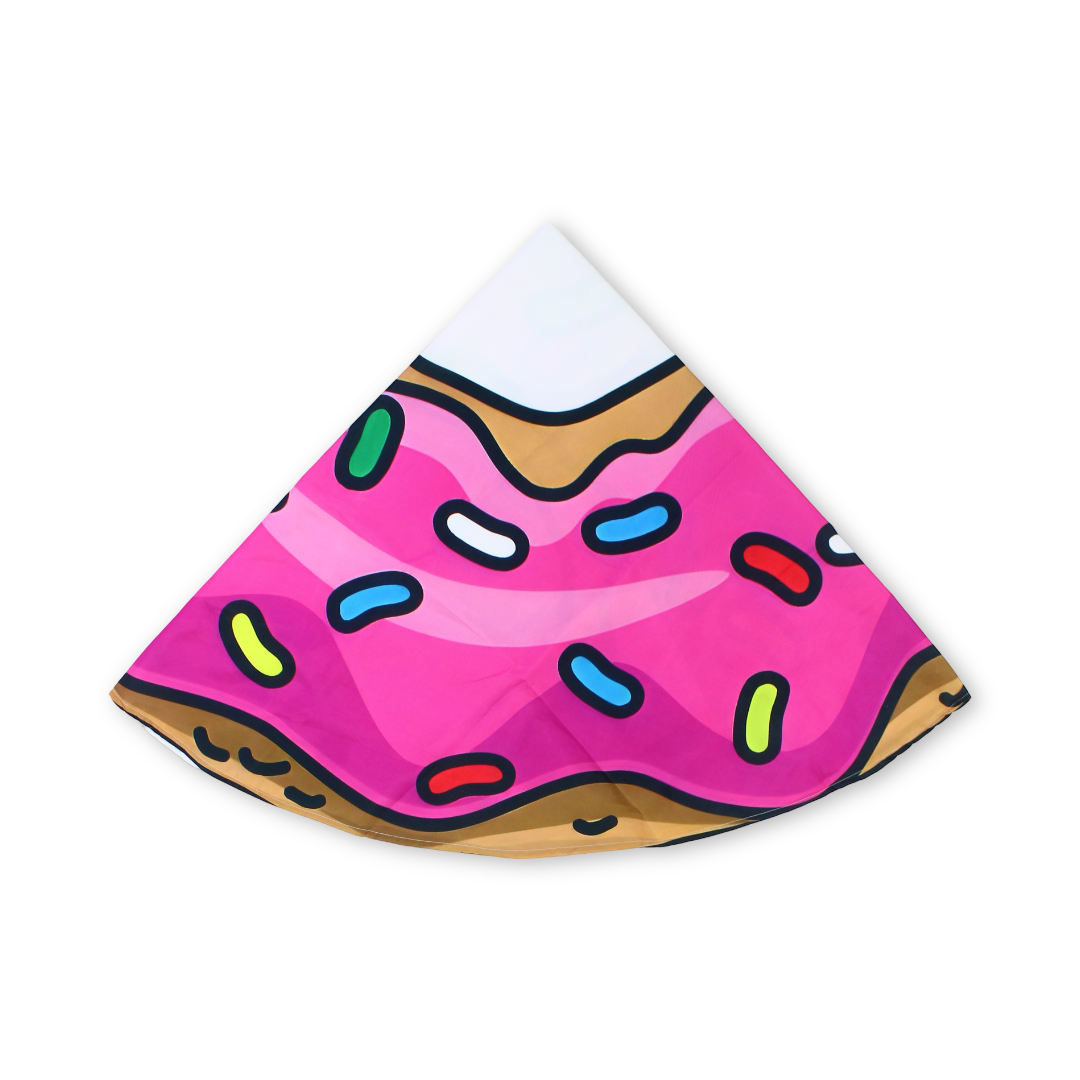 Double Layer Waterproof Beach Blanket Round Diameter 140cm – Donuts - Summer - Eleven Group for E-Marketing