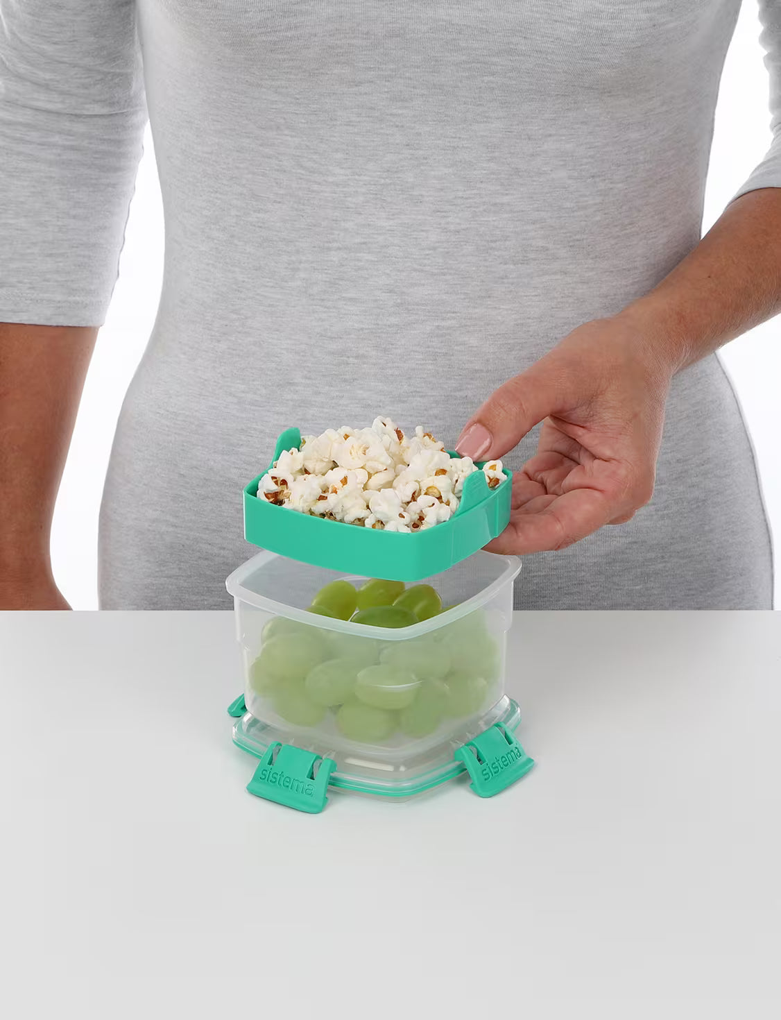 Sistema Lunch Box – BPA Free Plastic Aqua 400ml