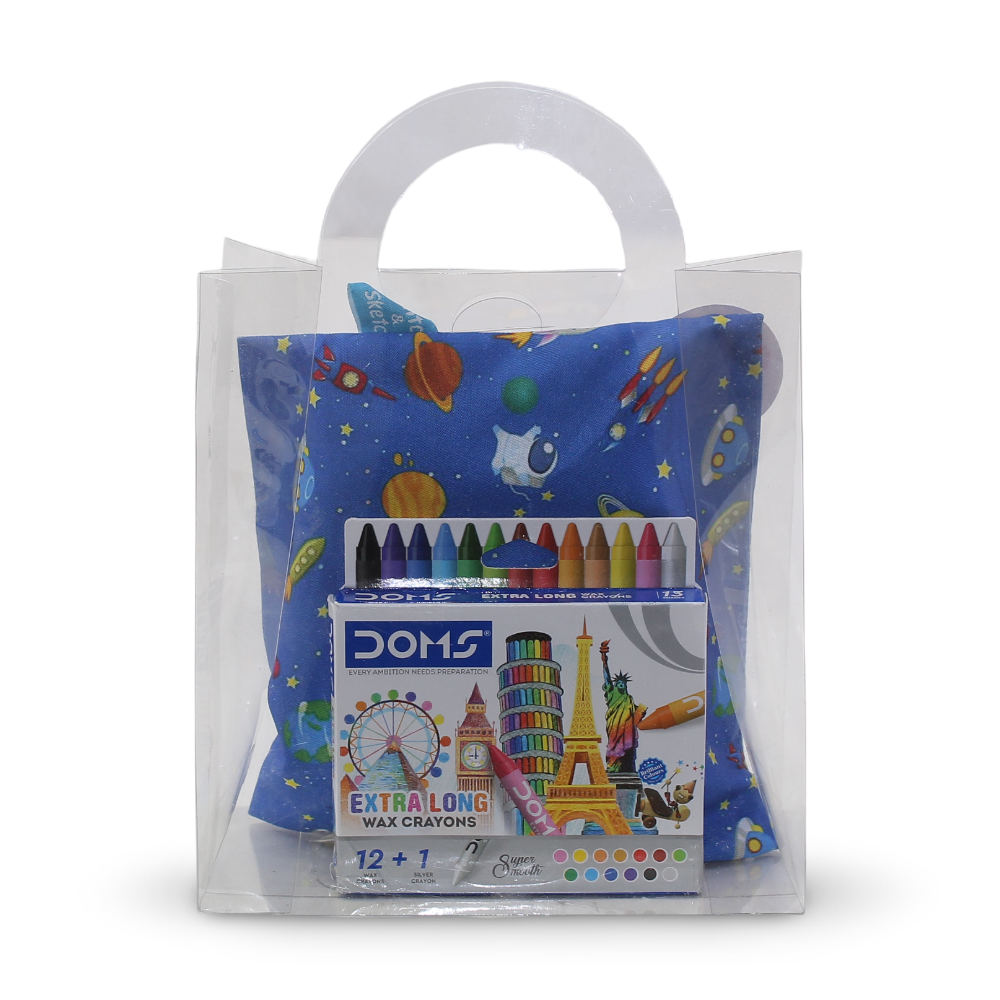 Coloring Pencil Case - Space + Colors Box