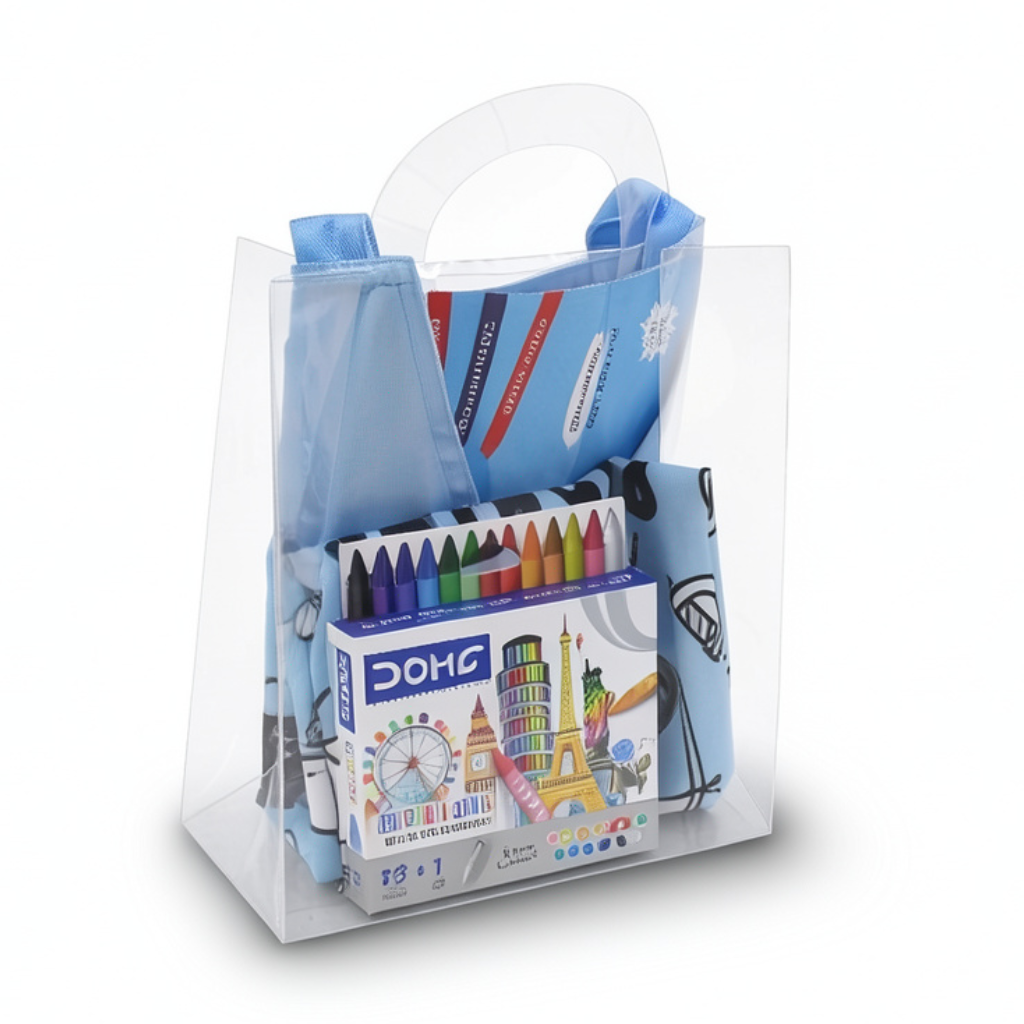 Pirates Coloring Apron + Doms Extra Long Wax Crayons Set - School - Stitch and Sketch