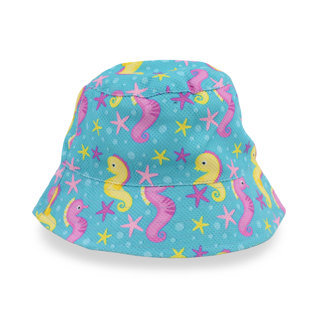 Bucket Hat with Seahorse Print - Assortments - Stitch and Sketch