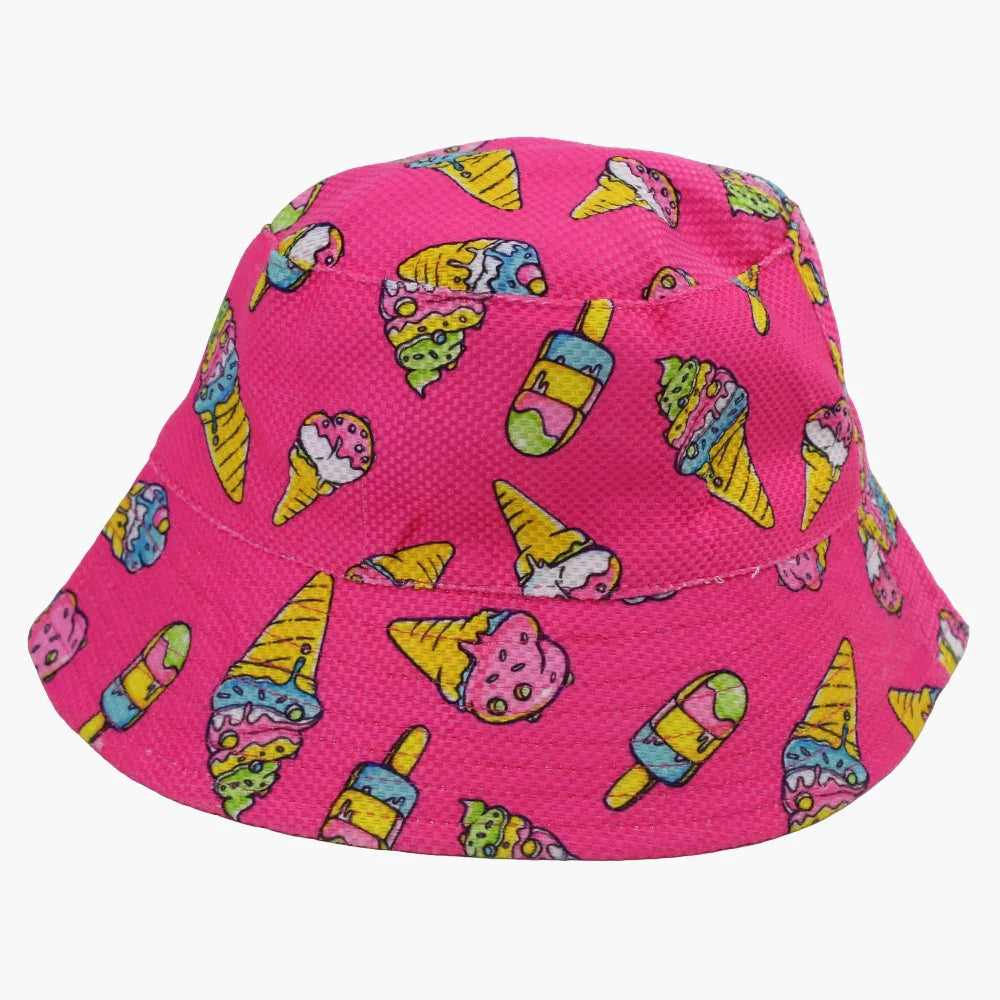 Bucket Hat -  Ice Cream Print