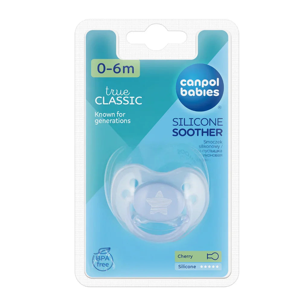 Canpol Babies Silicone Cherry Soother 0-6m – Blue
