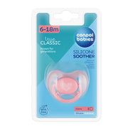 Canpol Babies Silicone Round Pacifier 6–18m – Pink