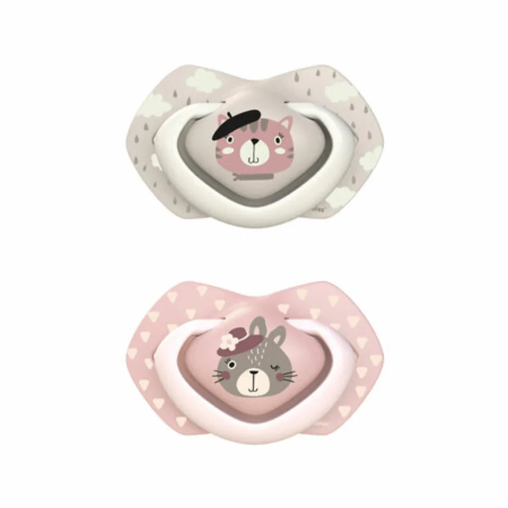 Canpol Babies Silicone Soother Light touch 18m+ – Bonjour Paris (2Pcs) - Baby Essentials