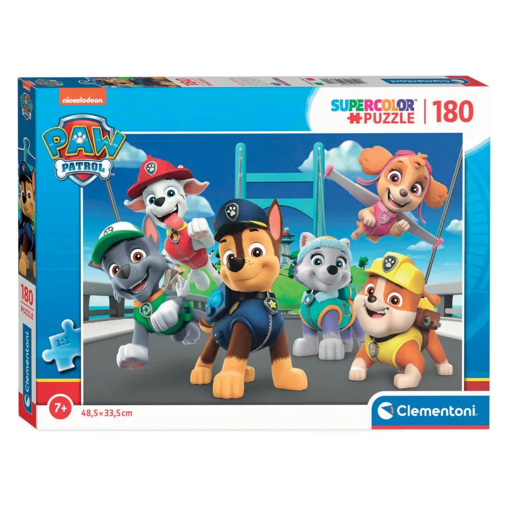 Clementoni Super Color Paw Patrol Puzzle – 180Pcs