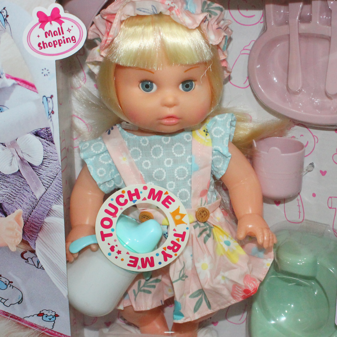 Baby Doll 40cm with 12 Melodies & Assorted Accessories