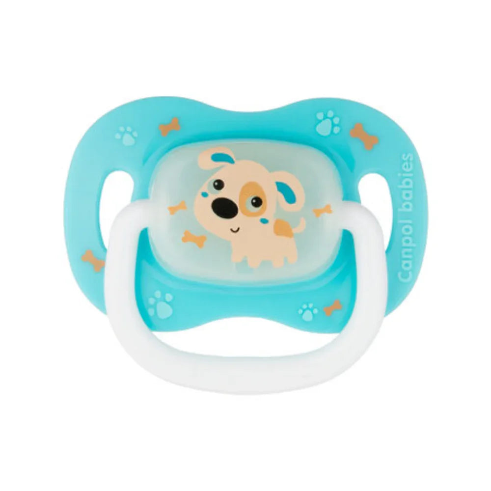Canpol Babies Silicone Orthodontic Soother 6-18m – Blue