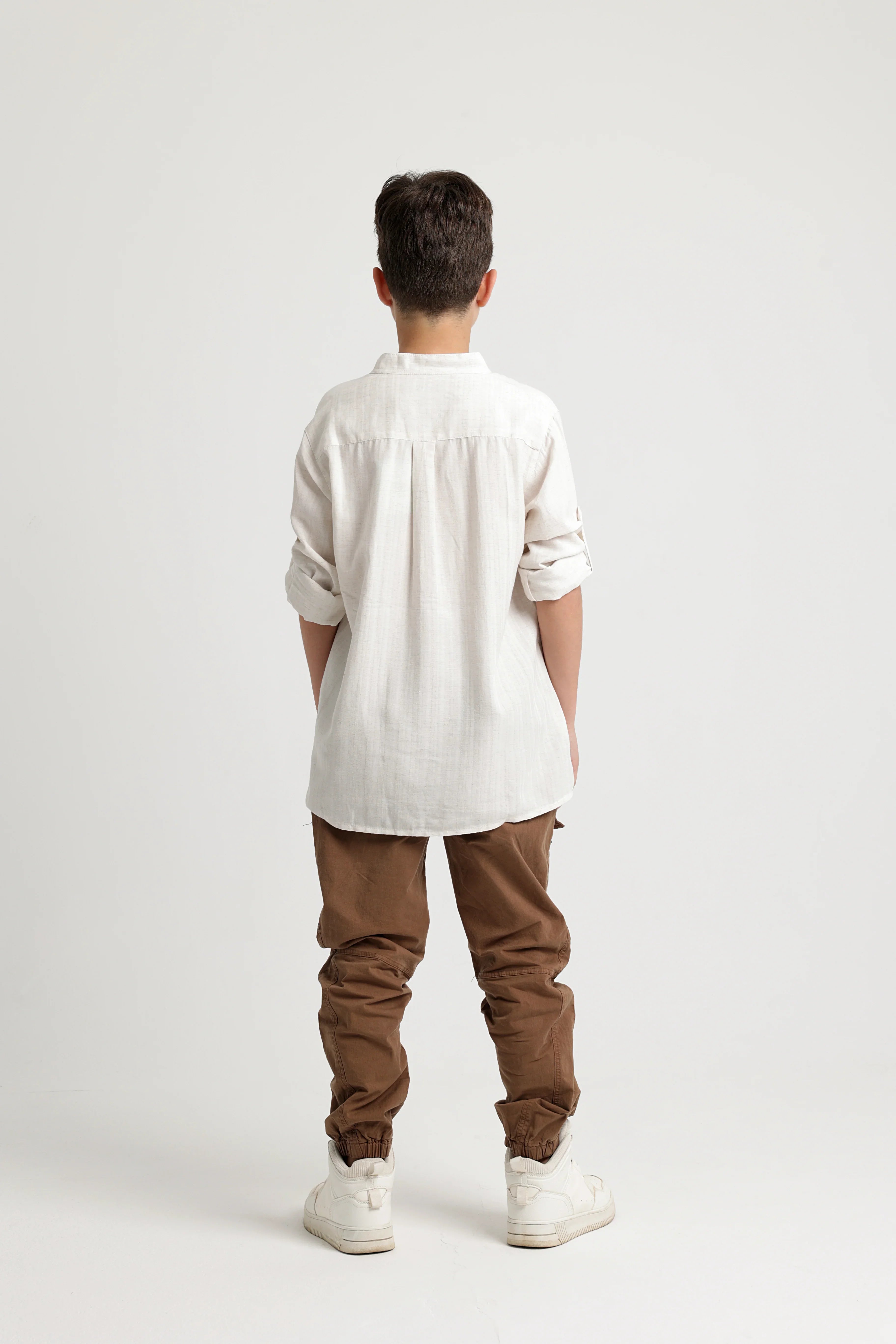 Boys Cotton Long-Sleeved Shirt