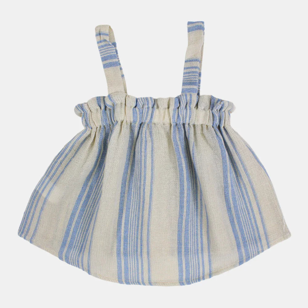 Girls Cotton Striped Blouse