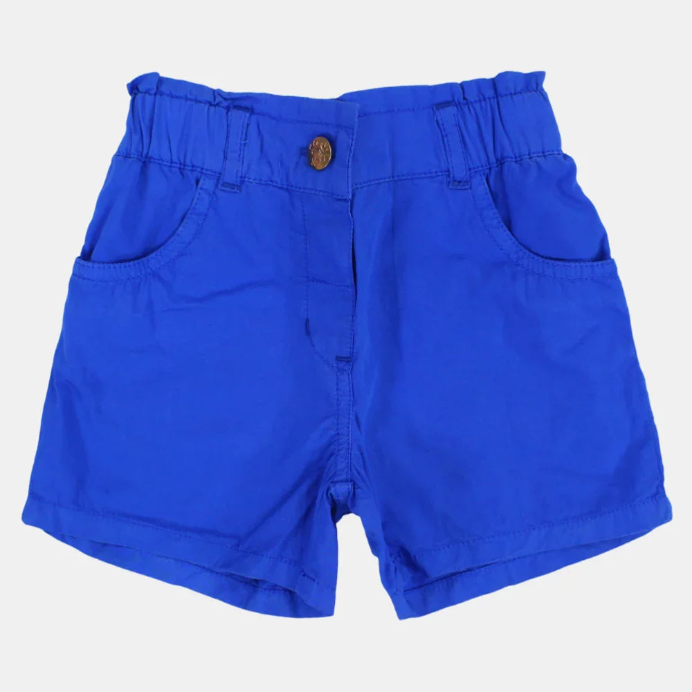Girls Plain Shorts - Vibrant Colors