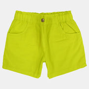 Girls Plain Shorts - Vibrant Colors