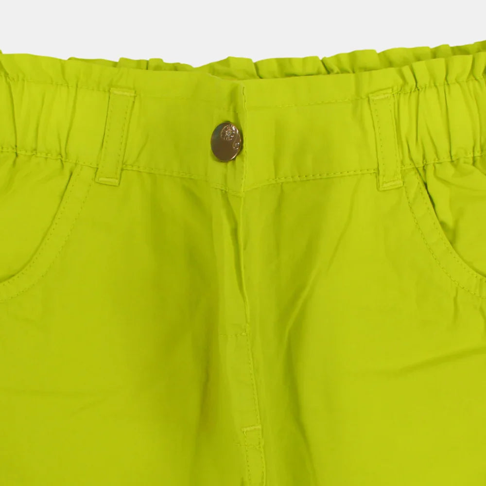 Girls Plain Shorts - Vibrant Colors