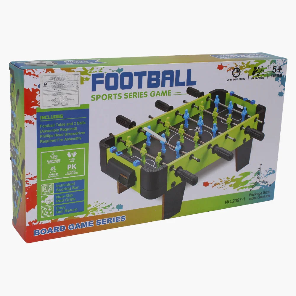Green Wooden Football Table Game