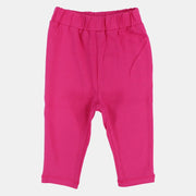 Baby Girls Cotton Leggings – Fuchsia