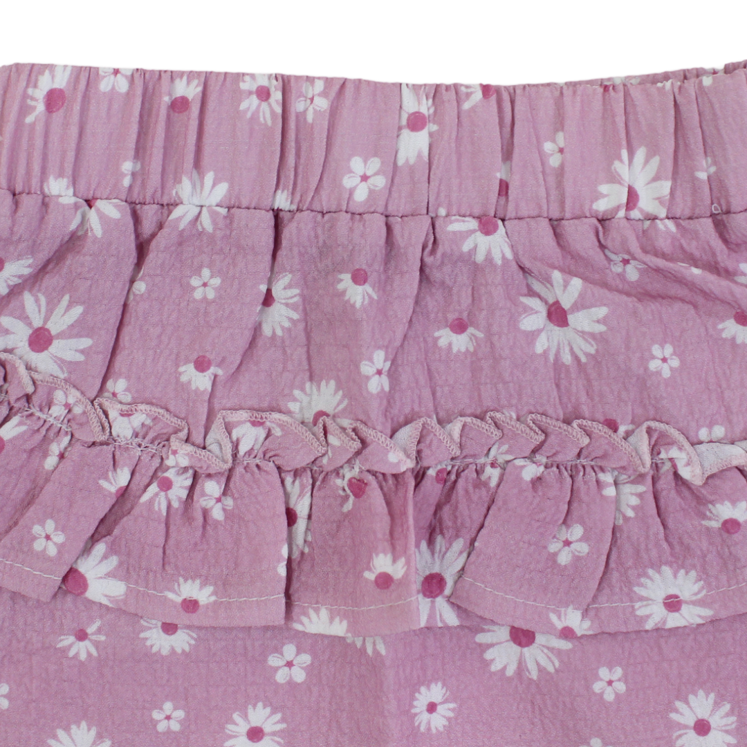 Baby Girls Cotton Skirt – Pink