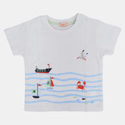 Boys Cotton T-Shirt - Under the Sea Design