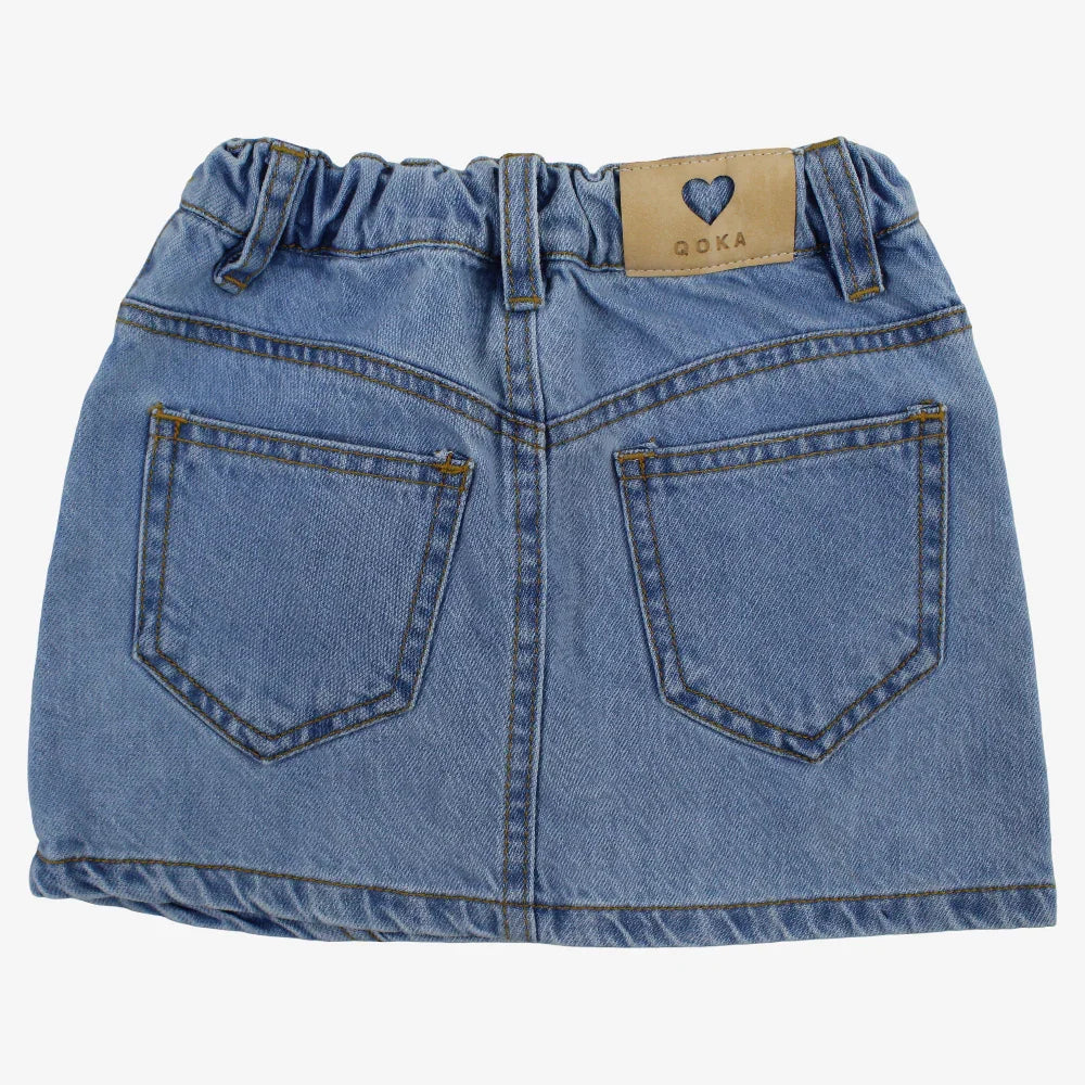 Girls Jean Skirt – Little Hearts Design