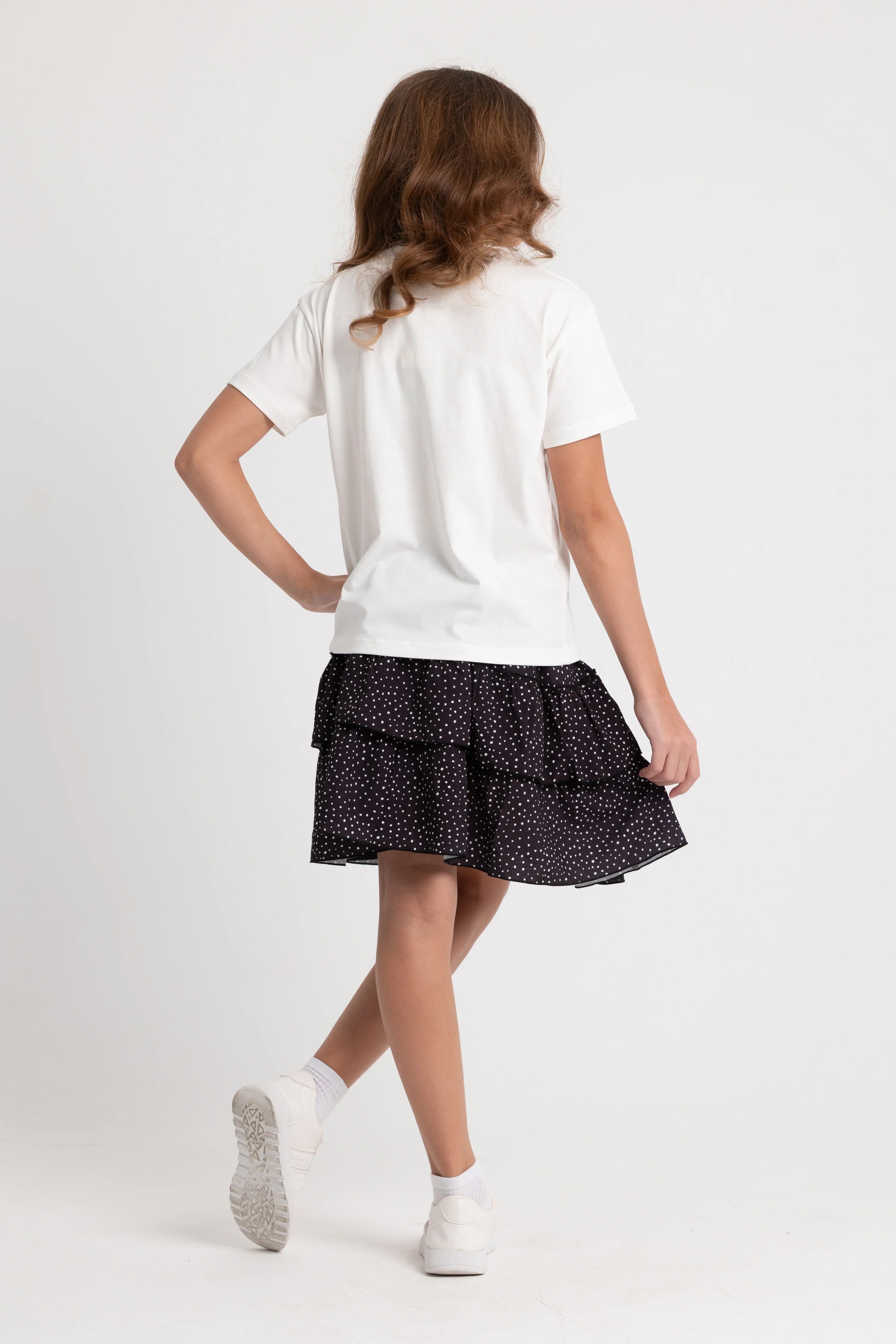 Girls Polyester Skirt – Printed Design