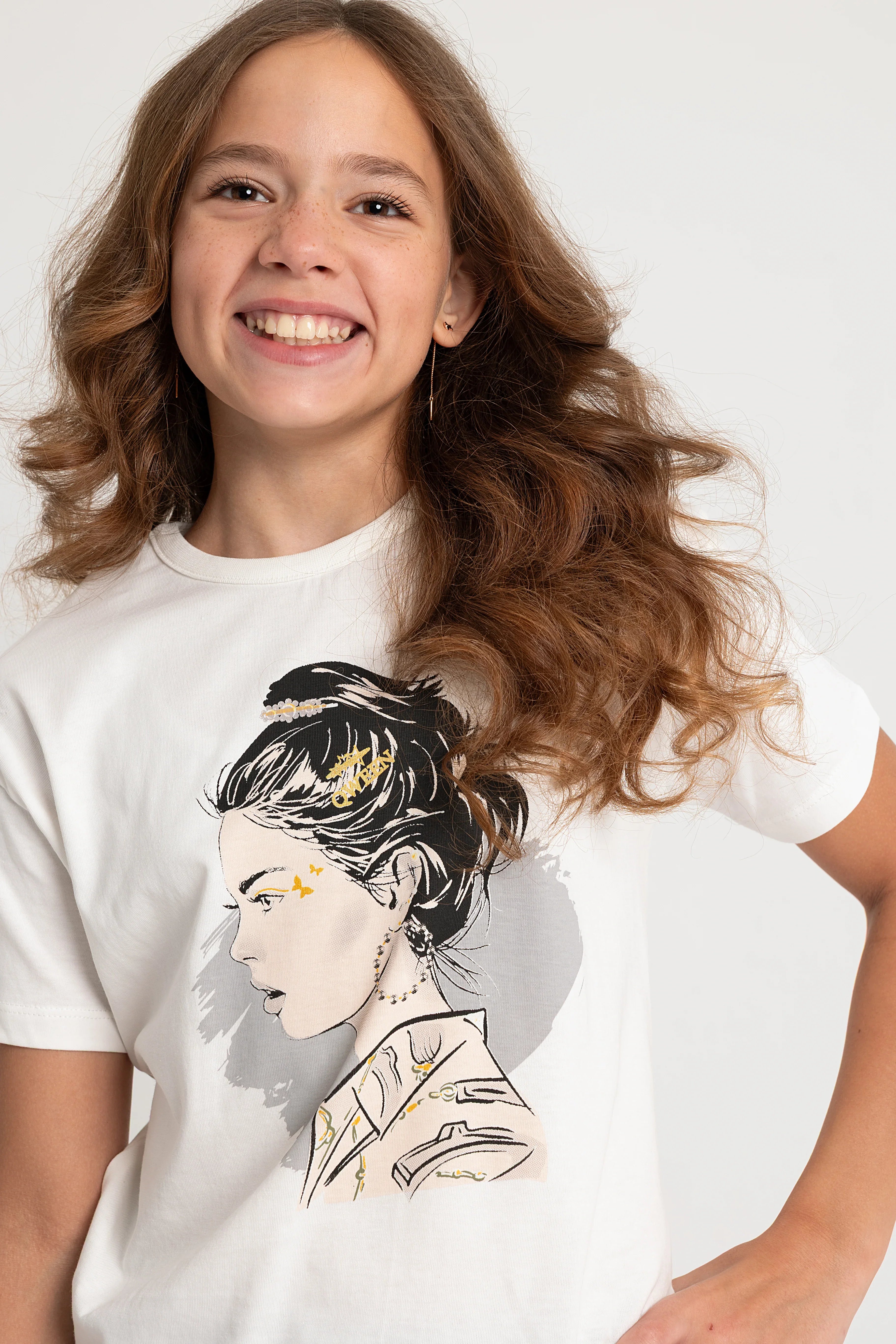 Girls  Cotton T-Shirt – Short Sleeve