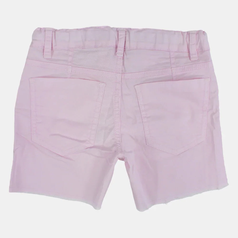 Girls Gabardine Shorts