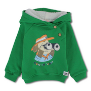 Boys Cotton Hoodie - “Fun in Sight” Design