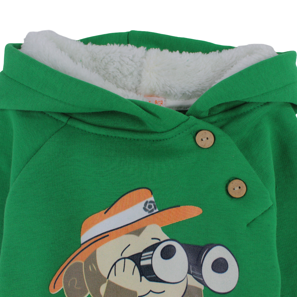 Boys Cotton Hoodie - “Fun in Sight” Design