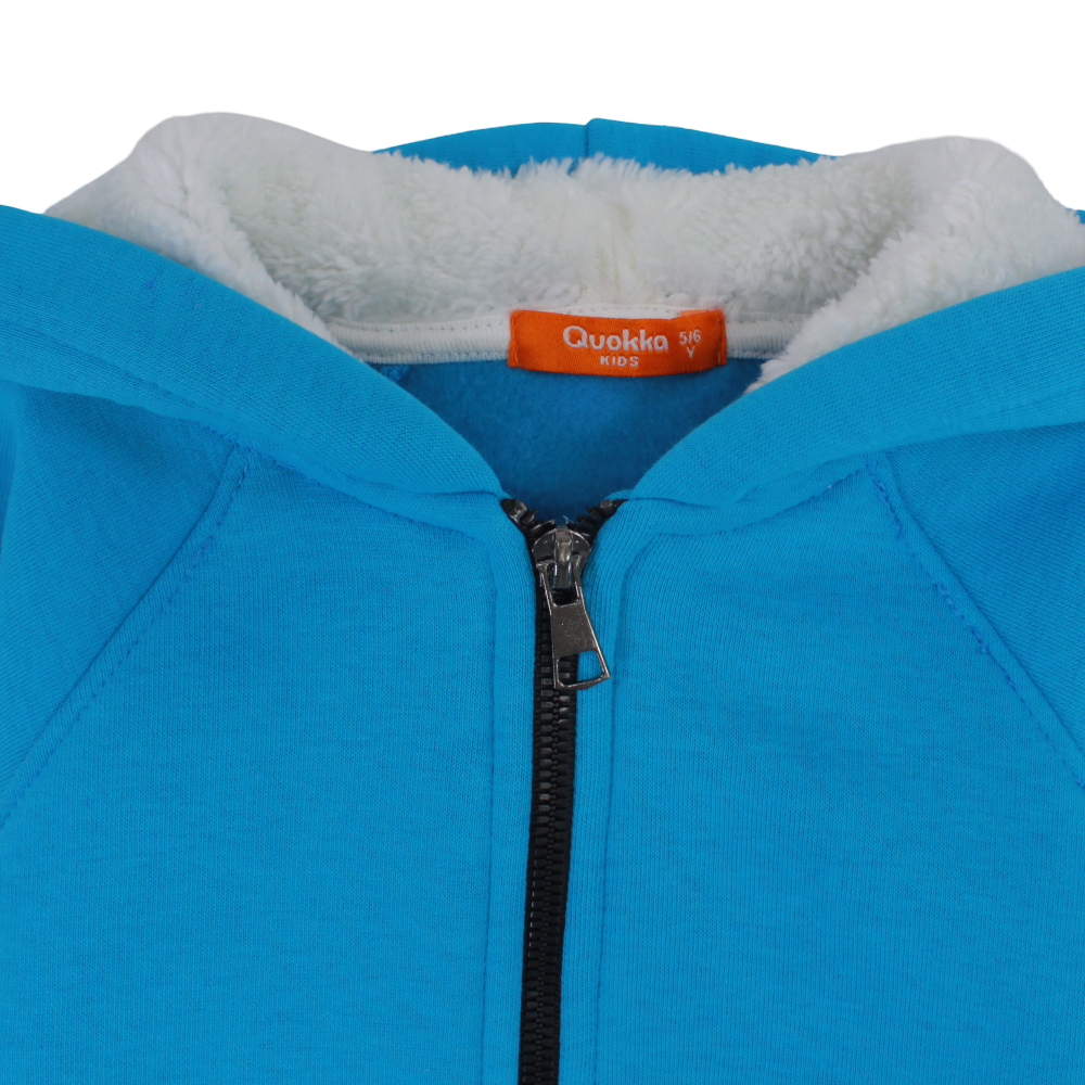 Boys Cotton Zip-Up Hoodie - Soft Inner Lining