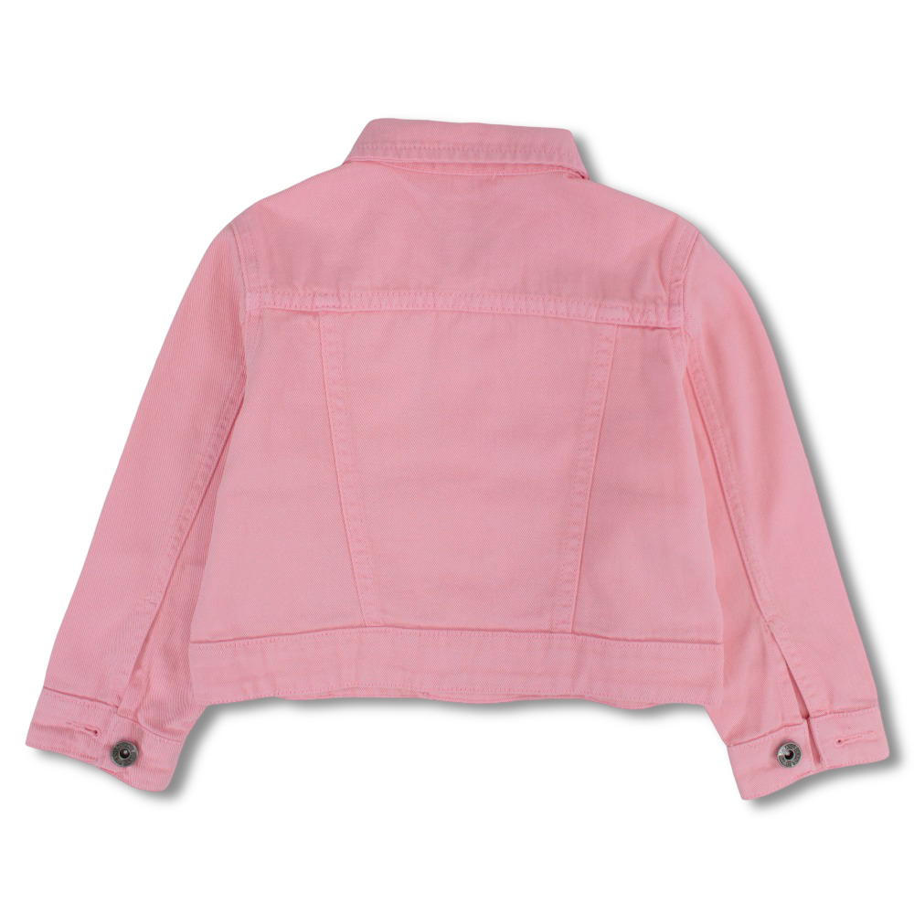 Girls Gabardine Jacket – Pink