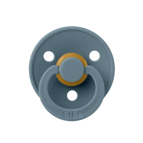 BIBS Color Baby Pacifier 2-Pack Latex Size 2 – Ivory/Petrol