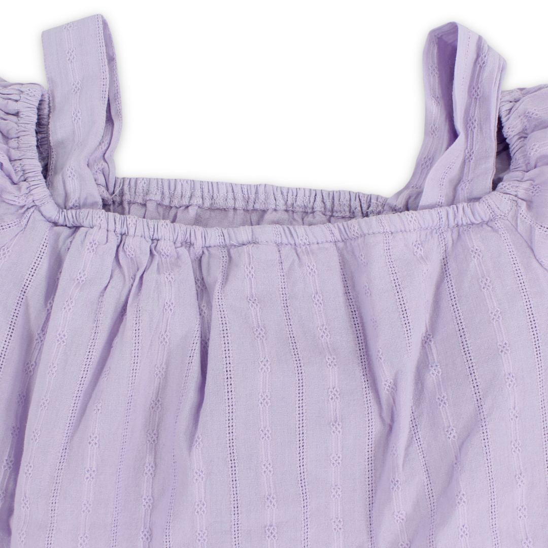 Girls Cotton Blouse – Lilac