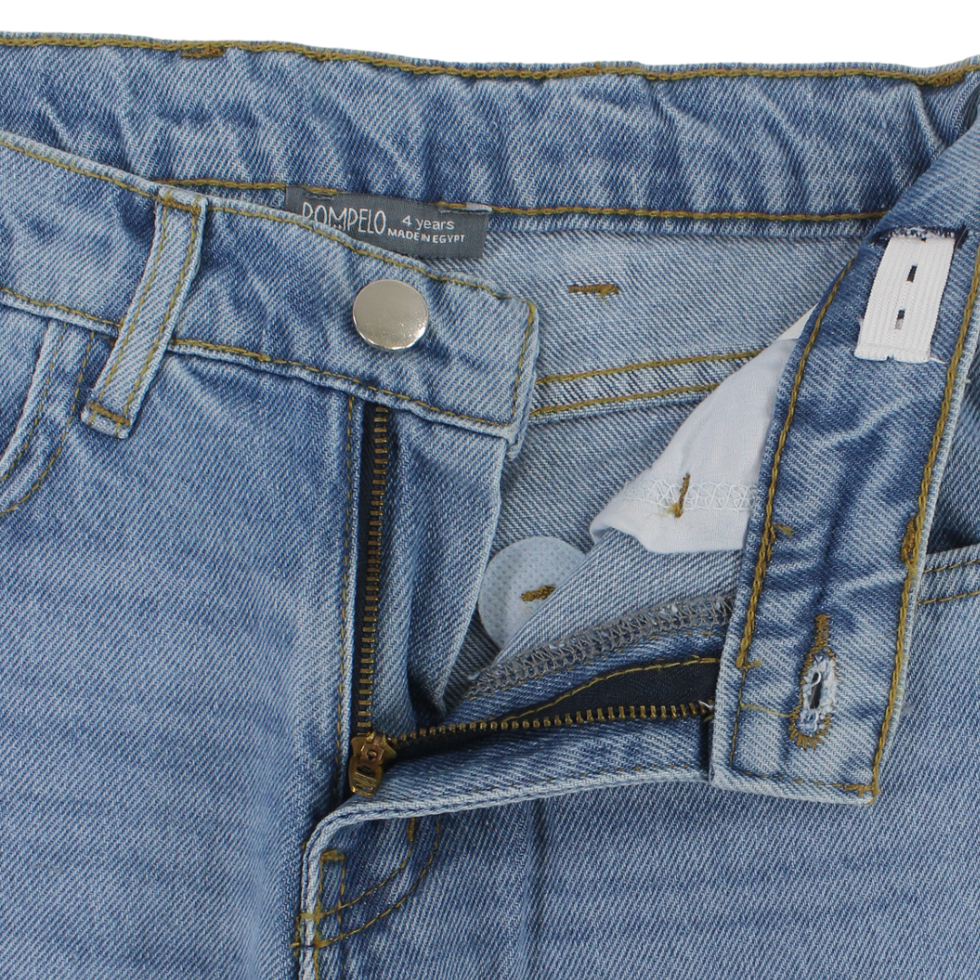 Girls Denim Pants – Light Blue