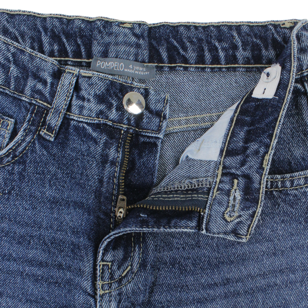 Girls Denim Pants – Stars Design
