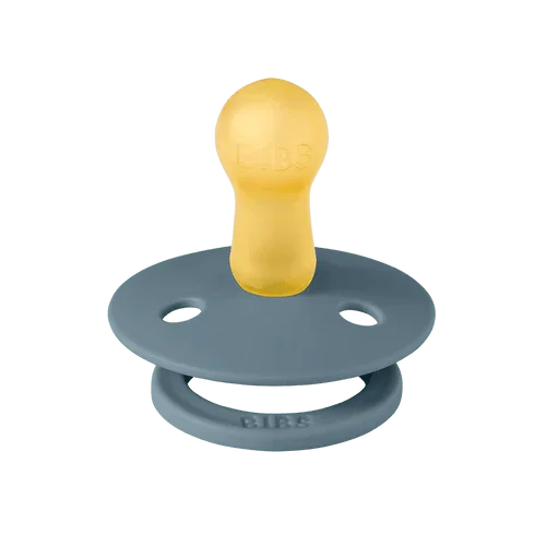 BIBS Color Pacifier – 1-Pack Latex - Size 2 - Petrol
