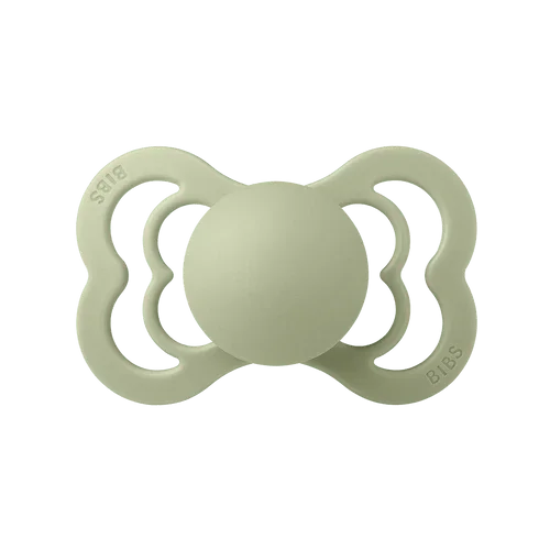 BIBS Supreme Pacifier - Size 2 6-18 months - Silicone – Sage - 1 pc