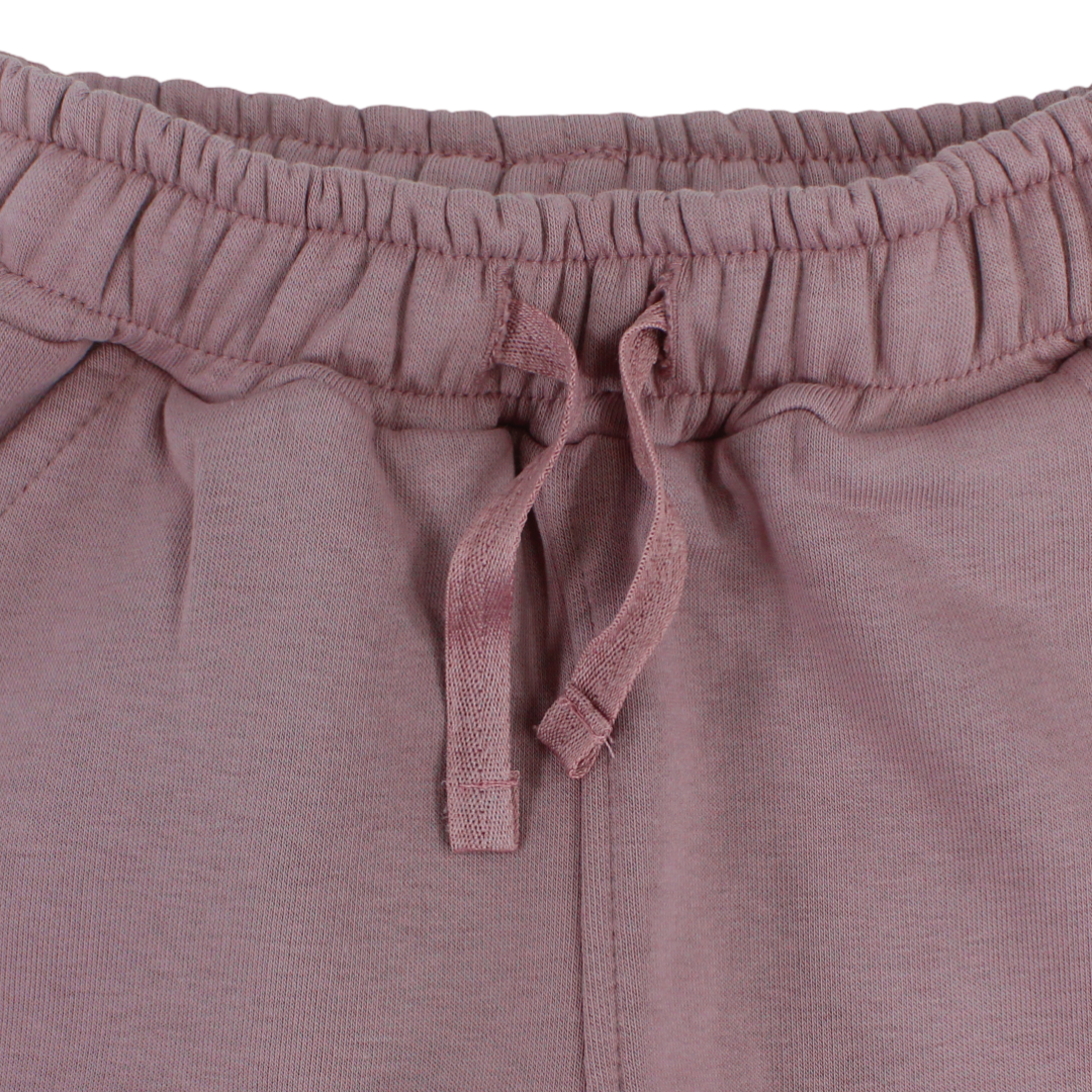 Girls Cotton Pants – Dusty Pink