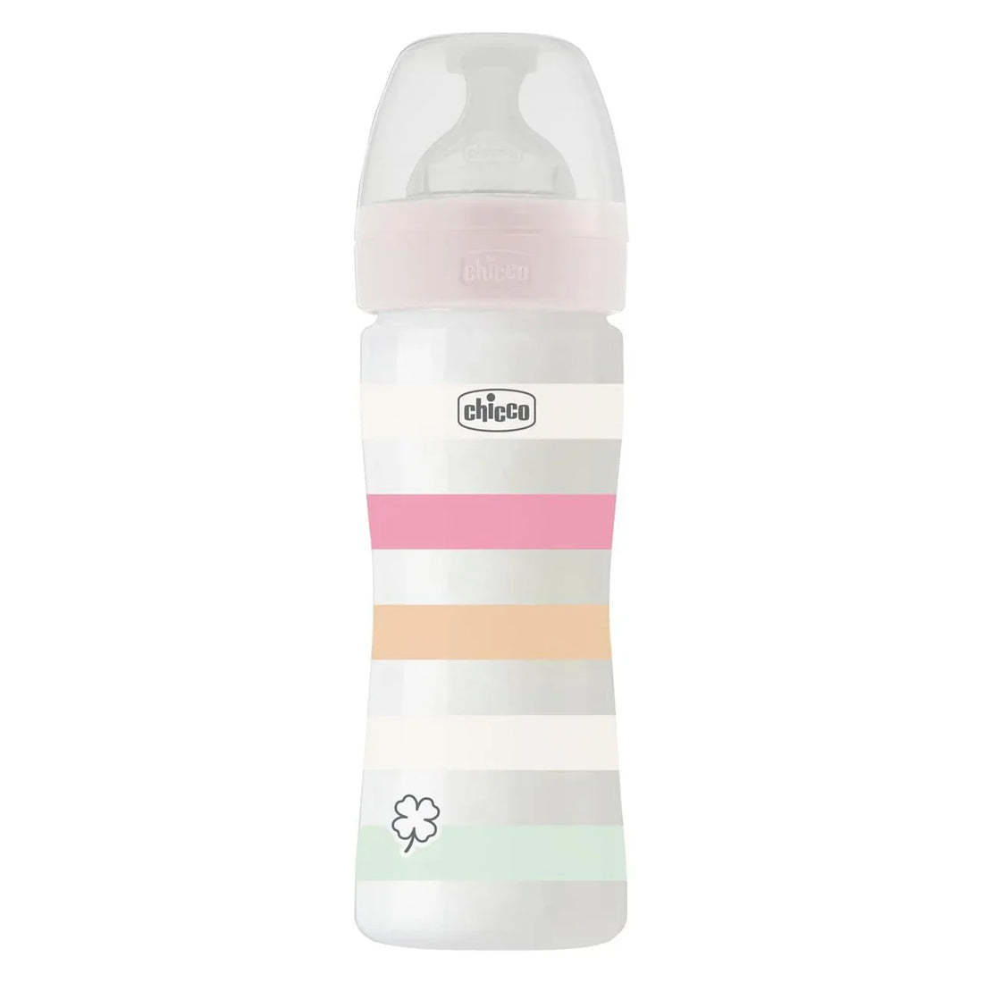 شيكو زجاجة رضاعة ويل بينج من البلاستيك 250مل - تدفق متوسط