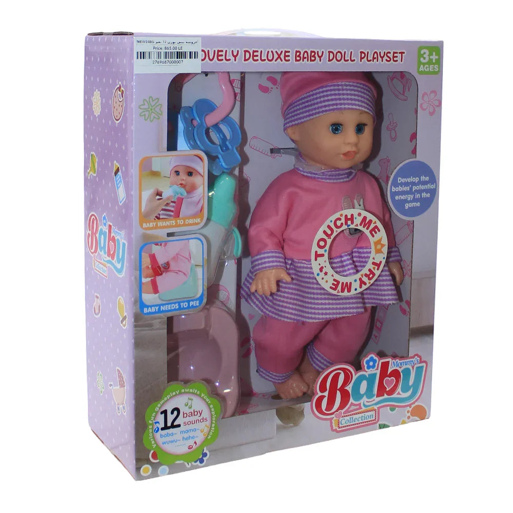 Mommy's Baby Collection Doll with 12 Sounds - Toys - OKO