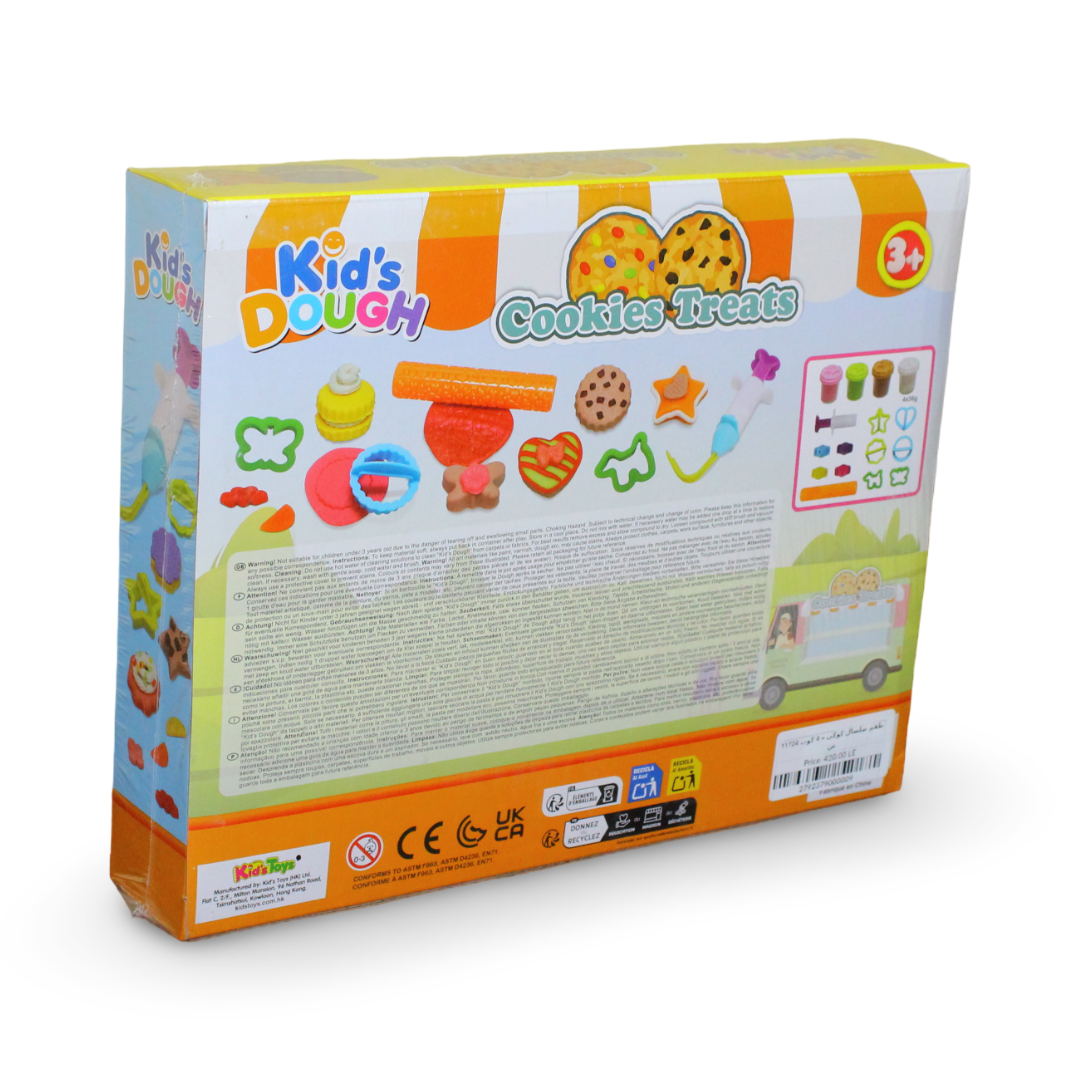 Cookie Dough Play Set with 4 Dough Cups