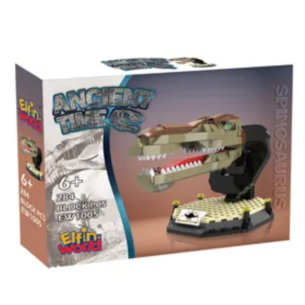 Jurassic Dinosaur Spinosaurus Building Blocks - 284 Pcs - Toys - Elfin World