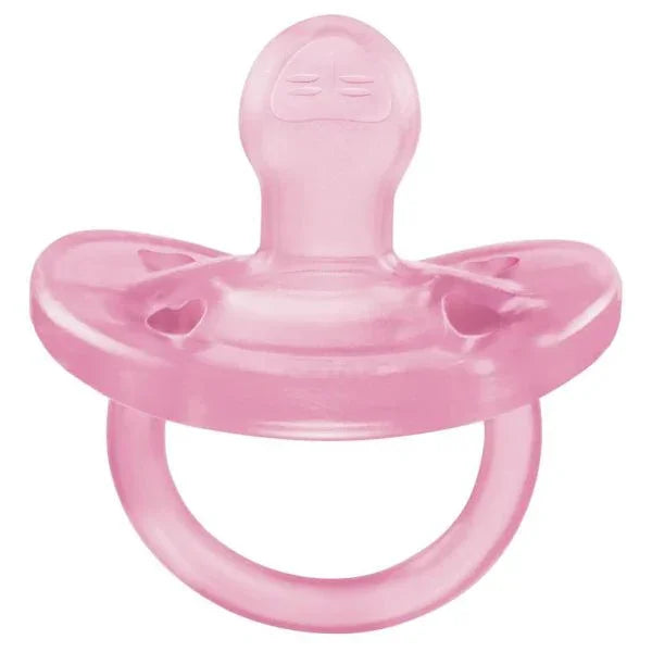 Chicco Physio Soft Silicone Orthodontic Soother – Pink (1 Piece)