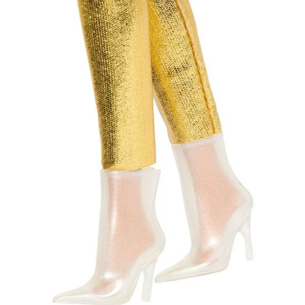 Barbie Blonde Doll with Golden Jumpsuit